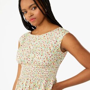 Kate Spade Orange Yellow Cap Sleeve Sundress